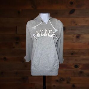Women’s ‘47 Brand Packers Gray/White Hoodie Size Large
